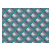 紫灰色ティール（緑がかった色） テーブルクロス (正面(横))