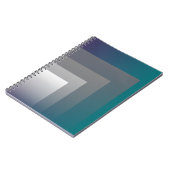 紫灰色ティール（緑がかった色） ノートブック (左側)