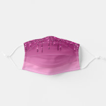 紫点滴グリッタールック顔マスク