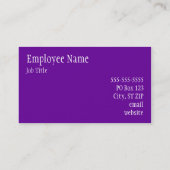 紫無地の紫 名刺 (裏面)