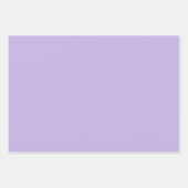 紫無地の色 ラッピングペーパーシート (正面)