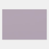 紫無地の色 ラッピングペーパーシート (正面3)