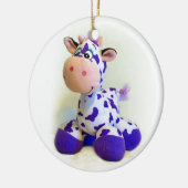紫牛 セラミックオーナメント (左)