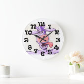 紫牛 ラージ壁時計 (ホーム)