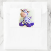 紫牛 長方形シール (バッグ)