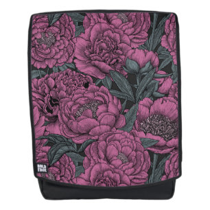 紫牡丹の花 バックパック