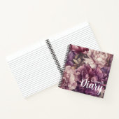 紫牡丹花日記 ノートブック (内部)