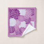 紫牡丹 バスタオルセット (ウォッシュタオル)