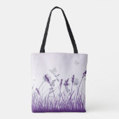 紫牧草蝶 トートバッグ (裏面)