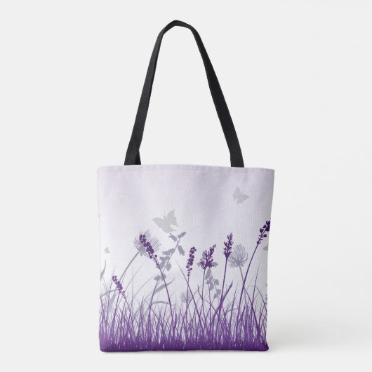 紫牧草蝶 トートバッグ (裏面)