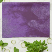 紫犬 キッチンタオル (折り畳み)