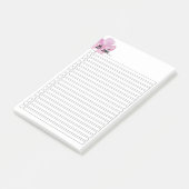 紫独身の花後注® ポストイット (アングル)