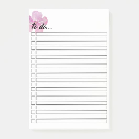 紫独身の花後注® ポストイット (正面)