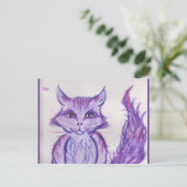 紫猫 シーズンポストカード (スタンド正面)