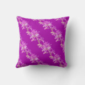 紫玉蘭の花の水彩画 クッション (裏面)