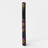 紫王室のと金ゴールド万華鏡のように千変万化するパターン Case-Mate iPhoneケース (裏面/左)