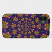 紫王室のと金ゴールド万華鏡のように千変万化するパターン Case-Mate iPhoneケース (裏面(横))
