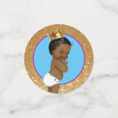 紫王室のと青を明らかにするアフリカの性別 コンフェッティ (スモール正面)