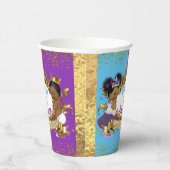 紫王室のと青を明らかにするアフリカの性別 紙コップ (右)