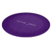 紫王室のの平野エレガントミニマル書 カッティングボード (角)