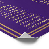 紫王室の中世結婚刀座図 ポスター (角)