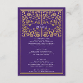 紫王室の中世結婚刀詳細 エンクロージャーカード