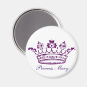 紫王室の冠 マグネット (正面/裏面)