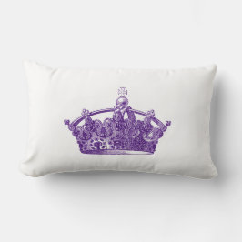 紫王室の冠 ランバークッション