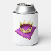 紫王室の枕の金ゴールド冠 缶クーラー (缶裏面)