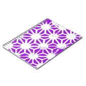 紫王室の模様 ノートブック (左側)