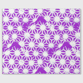 紫王室の模様 ラッピングペーパー (フラット)