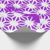 紫王室の模様 ラッピングペーパー (角)