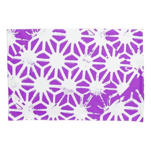 紫王室の模様 枕カバー (正面)