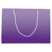 紫王室の淡い色のにはグラデーション ラージペーパーバッグ (裏面)