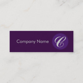 紫王室の スキニー名刺