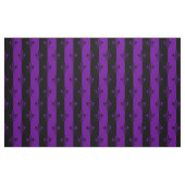 紫王室の（紋章の）フラ・ダ・リ百合花 ファブリック (ファットクウォーター)