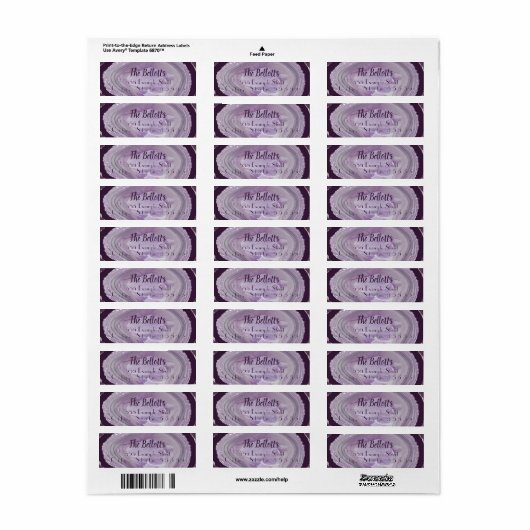 紫瑪瑙 ラベル (フルシート)