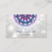 紫白熱［赤熱］光を放つ青マンダラ 名刺 (正面)
