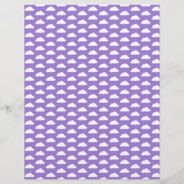 紫白雲模様カード作成紙