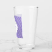 紫砂紋の飲みパーソナライズされたガラス タンブラーグラス (左)