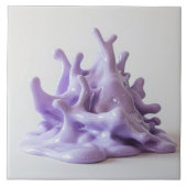 紫磁溶岩タイル タイル (正面)