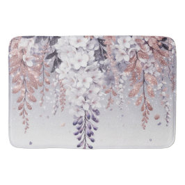 紫神秘的な藤のドリフト バスマット