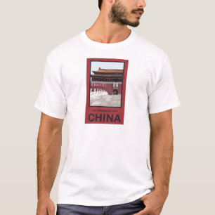 紫禁城の中国 Tシャツ