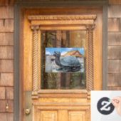 紫禁城の亀の像 – 北京 ウィンドウサイン (ホームデコレーション)