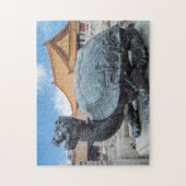 紫禁城の亀の像 – 北京 ジグソーパズル (縦)