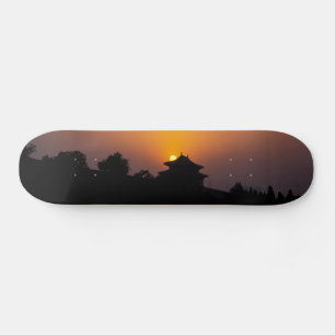 紫禁城の夕日 - 北京, 中国 スケートボード