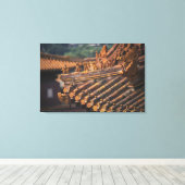 紫禁城の建築詳細 キャンバスプリント (インサイチュ (ウッドフロア))