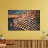 紫禁城の建築詳細 キャンバスプリント (インサイチュ (リビング))