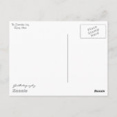 紫禁城はがきの大きさ ポストカード (裏面)