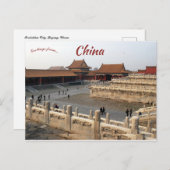 紫禁城シティーベイジン中国 ポストカード (正面/裏面)